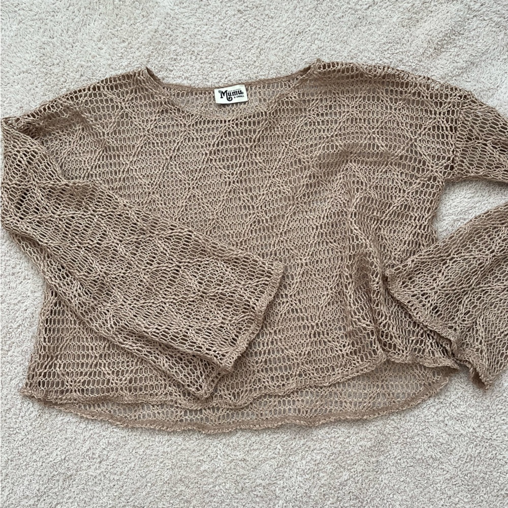 show me your mumu crochet sweater/cover up